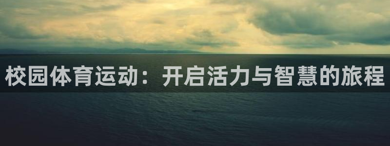 沐鸣凯捷开号链接：校园体育运动：开启活力与智慧的旅程
